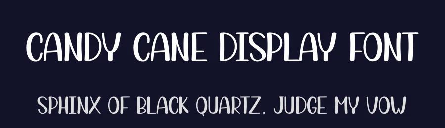 Candy Cane Display Font by andikastudio — Display Font — thumbnail 2