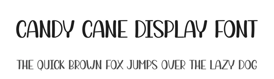 Candy Cane Display Font by andikastudio — Display Font