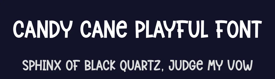 Candy Cane Playful Font by creativeletter — Display Font — thumbnail 2