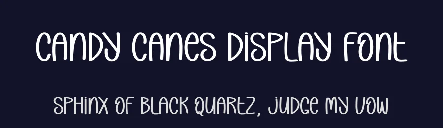 Candy Canes Display Font by andikastudio — Display Font — thumbnail 2