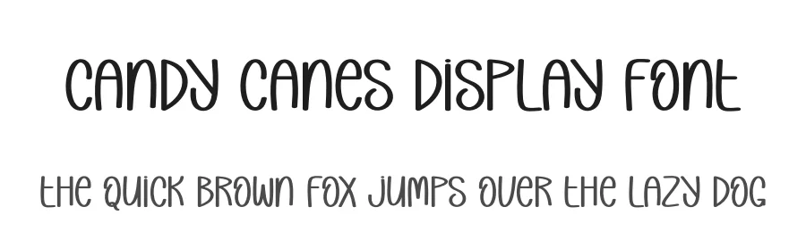 Candy Canes Display Font by andikastudio — Display Font