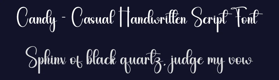 Candy – Casual Handwritten Script Font by andikastudio — Script Handwritten Font — thumbnail 2