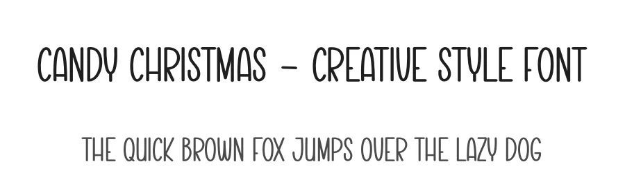Candy Christmas – Creative Style Font by creativeletter — Display Font