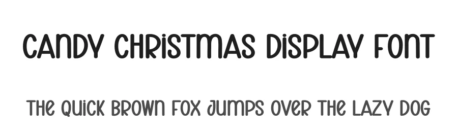 Candy Christmas Display Font by creativeletter — Display Font