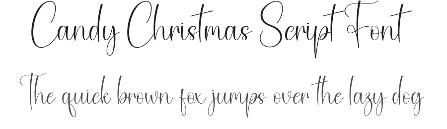 Candy Christmas Script Font by creativeletter — Script Handwritten Font