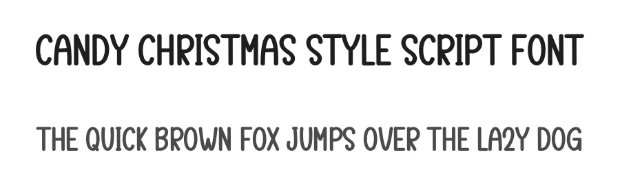 Candy Christmas Style Script Font by inermediaSTUDIO — Display Font