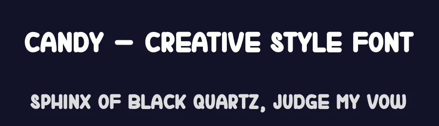 Candy – Creative Style Font by andikastudio — Display Font — thumbnail 2