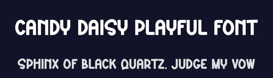 Candy Daisy Playful Font by andikastudio — Display Font — thumbnail 2