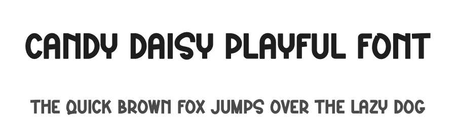 Candy Daisy Playful Font by andikastudio — Display Font