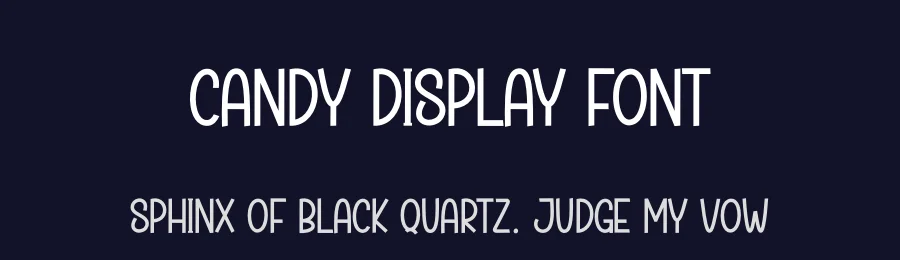 Candy Display Font by andikastudio — Display Font — thumbnail 2