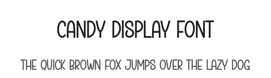 Candy Display Font by andikastudio — Display Font