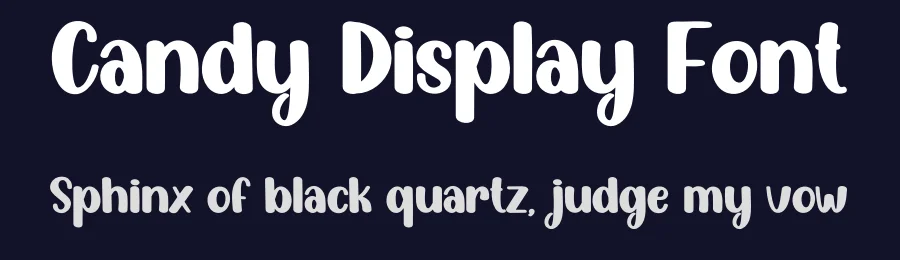 Candy Display Font by andikastudio — Display Font — thumbnail 2
