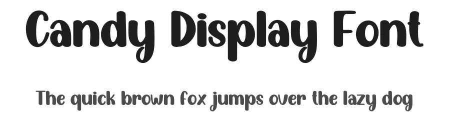Candy Display Font by andikastudio — Display Font