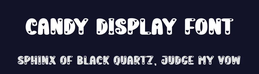 Candy Display Font by creativeletter — Display Font — thumbnail 2
