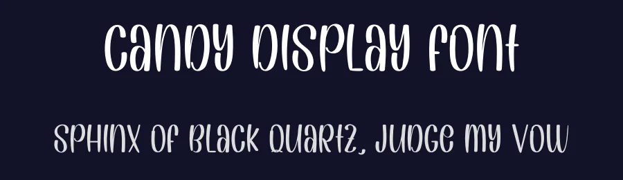 Candy Display Font by inermediaSTUDIO — Display Font — thumbnail 2