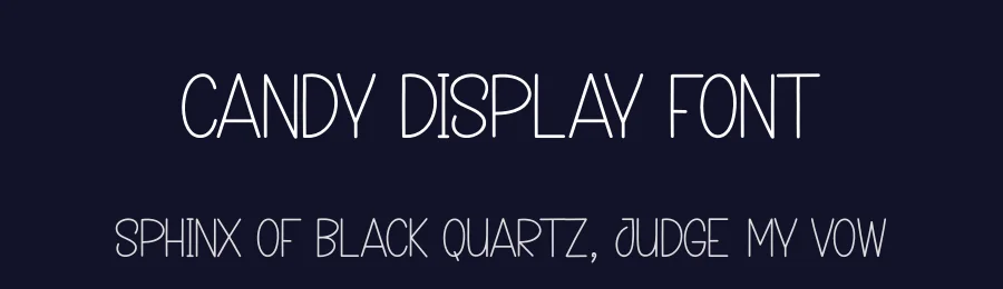 Candy Display Font by creativeletter — Display Font — thumbnail 2