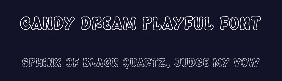 Candy Dream Playful Font by freshtypeink — Display Font — thumbnail 2