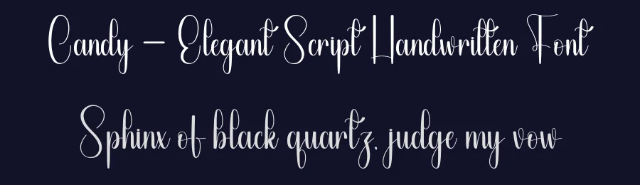 Candy – Elegant Script Handwritten Font by andikastudio — Script Handwritten Font — thumbnail 2