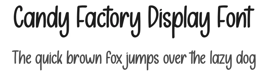 Candy Factory Display Font by creativeletter — Display Font