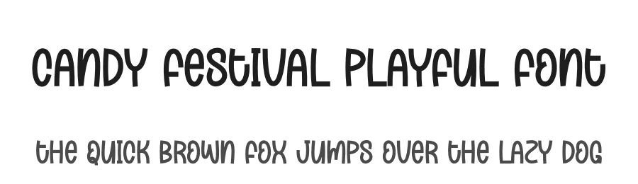 Candy Festival Playful Font by creativeletter — Display Font