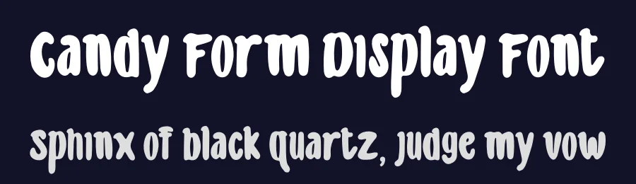 Candy Form Display Font by PutraCetol Studio — Display Font — thumbnail 2
