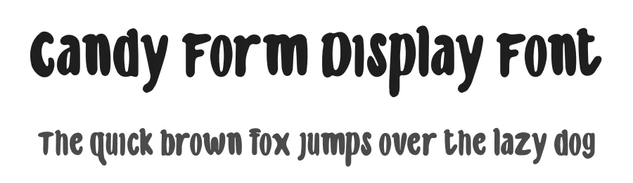 Candy Form Display Font by PutraCetol Studio — Display Font