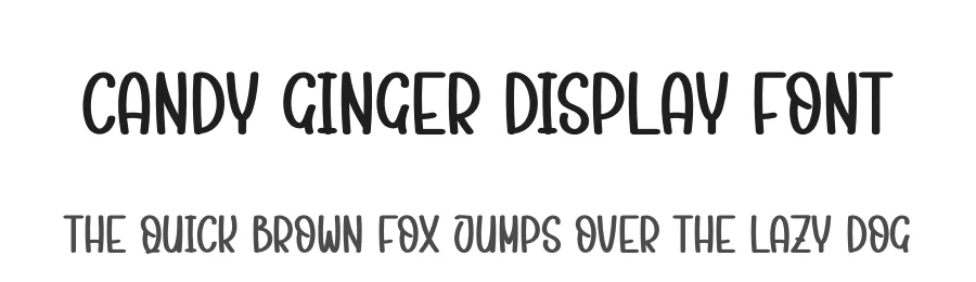Candy Ginger Display Font by creativeletter — Display Font