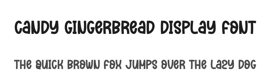Candy Gingerbread Display Font by andikastudio — Display Font