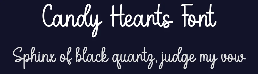 Candy Hearts Font by DN Creative — Script Handwritten Font — thumbnail 2
