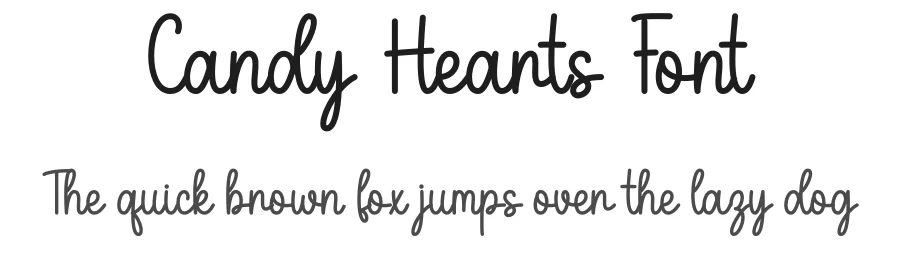 Candy Hearts Font by DN Creative — Script Handwritten Font