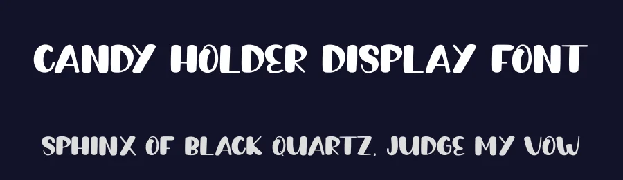 Candy Holder Display Font by andikastudio — Display Font — thumbnail 2