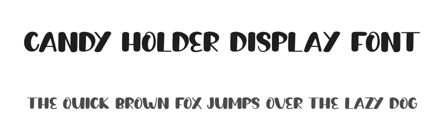 Candy Holder Display Font by andikastudio — Display Font