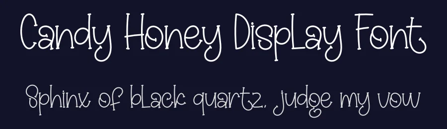 Candy Honey Display Font by creativeletter — Display Font — thumbnail 2