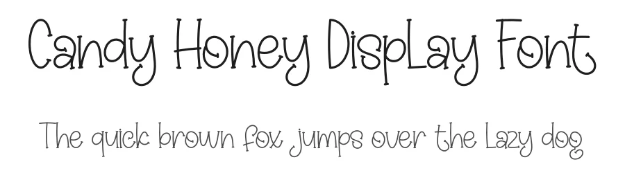 Candy Honey Display Font by creativeletter — Display Font
