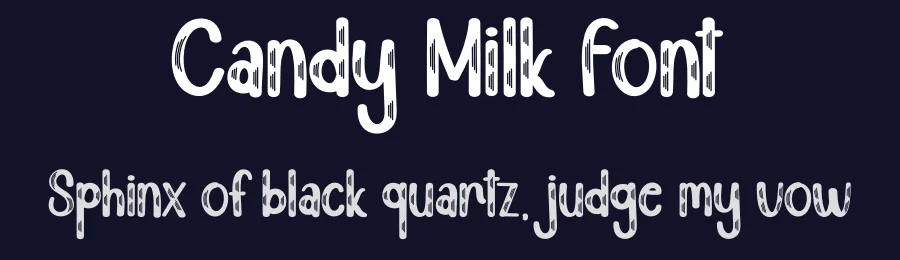 Candy Milk Font by creativeletter — Display Font — thumbnail 2