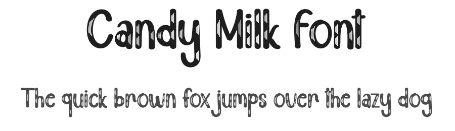 Candy Milk Font by creativeletter — Display Font