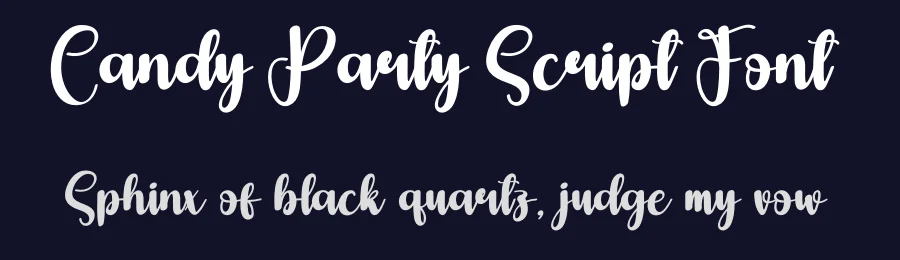 Candy Party Script Font by andikastudio — Script Handwritten Font — thumbnail 2