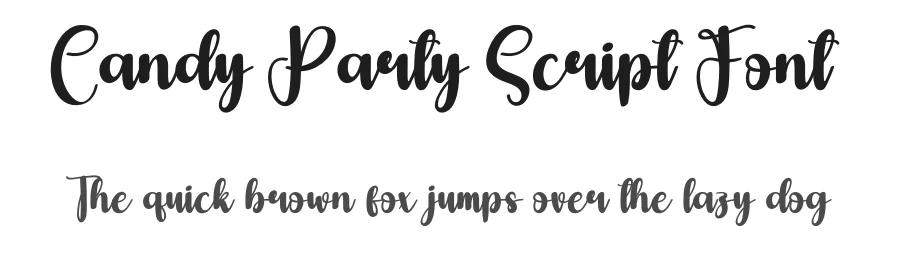 Candy Party Script Font by andikastudio — Script Handwritten Font