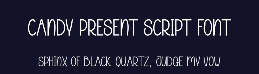 Candy Present Script Font by andikastudio — Display Font — thumbnail 2