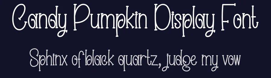 Candy Pumpkin Display Font by creativeletter — Display Font — thumbnail 2
