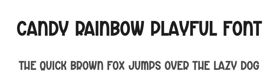 Candy Rainbow Playful Font by andikastudio — Display Font