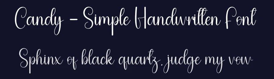Candy – Simple Handwritten Font by andikastudio — Script Handwritten Font — thumbnail 2