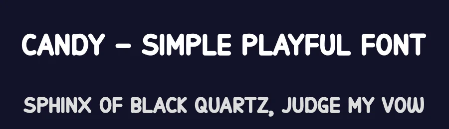 Candy – Simple Playful Font by andikastudio — Display Font — thumbnail 2