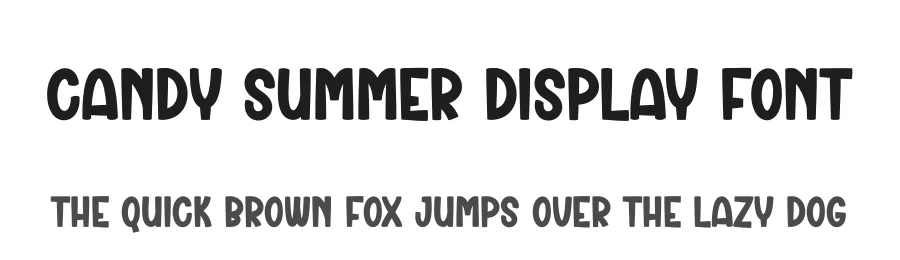 Candy Summer Display Font by creativeletter — Display Font