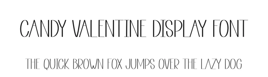 Candy Valentine Display Font by andikastudio — Display Font