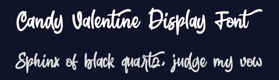 Candy Valentine Display Font by levincreative — Script Handwritten Font — thumbnail 2