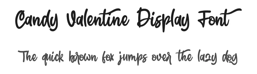 Candy Valentine Display Font by levincreative — Script Handwritten Font