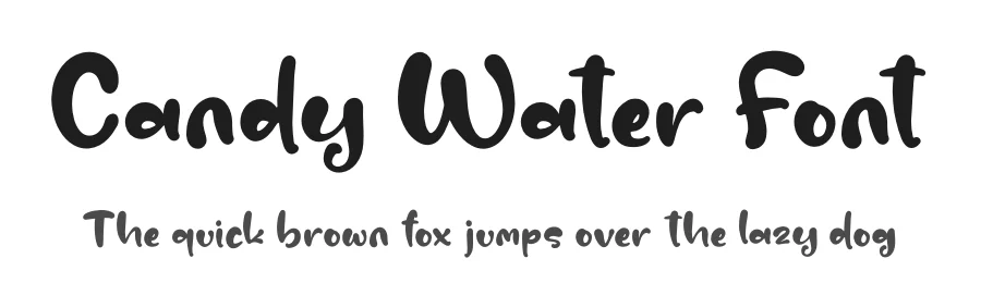 Candy Water Font by perspectype — Display Font