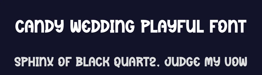 Candy Wedding Playful Font by andikastudio — Display Font — thumbnail 2