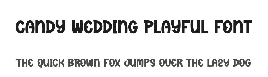 Candy Wedding Playful Font by andikastudio — Display Font
